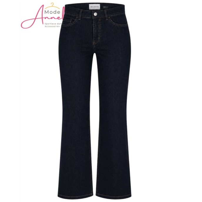 Anna Montana jeans 1297 Finja flared Blue Black Anna Montana jeans 1297 Finja flared Blue Black